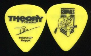 Theory Of A Deadman 2014 Cherry Tour Guitar Pick Dave Brenner Custom Stage 1