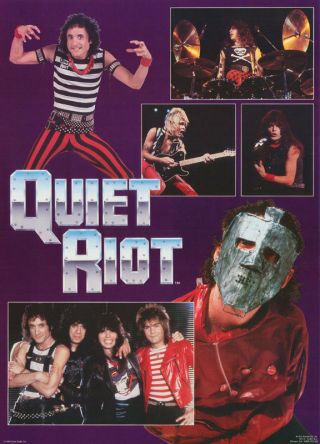 Poster: Music: Quiet Riot - Montage Of Band - 15 - 295 Rc39 O