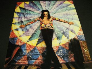 Lenny Kravitz Spead Out In Colorful Pinwheel Fashion 1993 Promo Poster Ad