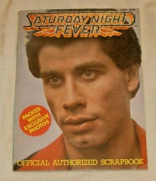 Saturday Night Fever Official Scrapbook John Travolta Bee Gees 1978