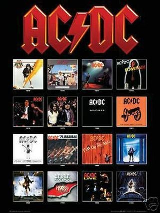 Ac/dc - Album Covers Poster - 24x36 Shrink Wrapped - Music 3231