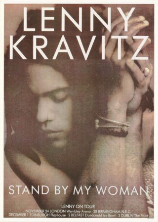 Poster : Music : Lenny Kravitz - Stand By My Woman - Rc38 C