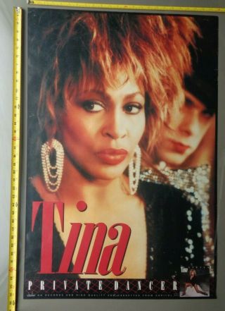 Tina Turner,  24 " X 36 " Record Company Poster,  Private Dancer