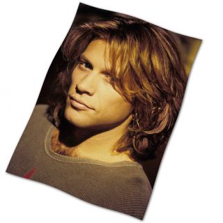Jon Bon Jovi Flag Banner Textile Fabric Poster 1