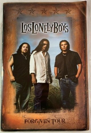 2008 Los Lonely Boys Forgiven Tour Concert Program Texas Rock Band