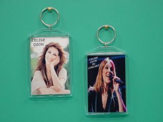 Celine Dion - With 2 Photos - Designer Collectible Gift Keychain 01