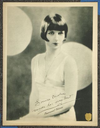 Louise Brooks 1920s 11x14 Deluxe Still Promoting Deltah Pearls