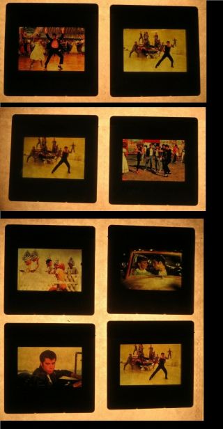 73 - GREASE 35mm Press Kit Color Slides TRAVOLTA OLIVIA NEWTON - JOHN 4