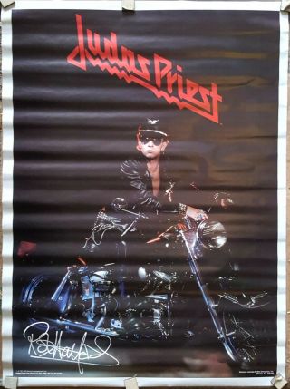 Judas Priest 1982 Rob Halford Bi - Rite Poster Approx 23 1/2 X 32