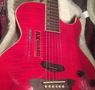 Sammy Hagar Signed 1997 Washburn Red Rocker Limited Edition RR100 Guitar 4