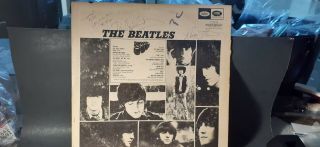 The Beatles " Rubber Soul " Autographed Lp Cover By Paul,  George,  Ringo,  John
