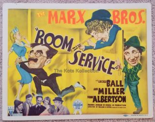 Room Service - Marx Bros/lucille Ball/groucho Marx - Rko Title Card - 1938