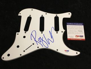 Roger Waters (pink Floyd) Autographed Signed Guitar Pickguard Psa Dna