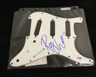 ROGER WATERS (PINK FLOYD) Autographed Signed Guitar Pickguard PSA DNA 6