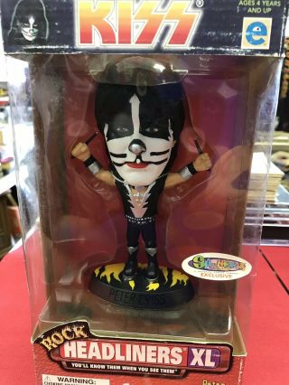 1999 Rock Headliners Xl Kiss Peter Criss Figure Limited Edition With