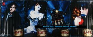 Moulin Rouge Huge Vinyl Banner 48 " X 120 " Nicole Kidman Ewan Mcgregor