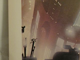 1982 AUTHENTIC 14x36 Poster BLADERUNNER Gorgeous Unfolded RARE 6