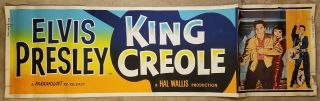 King Creole Starring Elvis Presley 1959 24x82 Movie Poster Banner