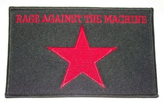 Rage Against The Machine - Red Star Black Patch -