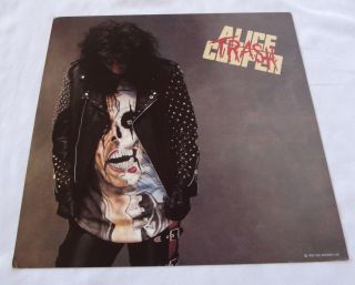 Alice Cooper Trash Poster 2 - Sided Flat 1989 In Store Promo 12x12