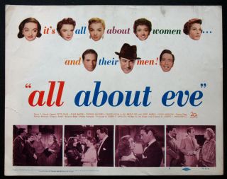 All About Eve Bette Davis Marilyn Monroe 1950 Title Card