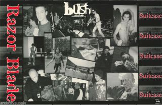 Poster : Music : Bush - Razor Blade Collage - 6166 Lc17 N