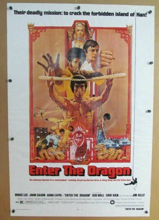 1973 Enter The Dragon Bruce Lee Classic,  The Movie That Made Him A Legend
