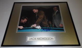 Jack Nicholson Signed Framed 16x20 Photo Display Jsa The Departed
