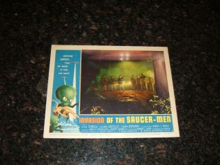 INVASION OF THE SAUCER - MEN 1957 Lobby Card,  C8.  5 Very Fine to Near 11