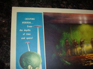 INVASION OF THE SAUCER - MEN 1957 Lobby Card,  C8.  5 Very Fine to Near 6