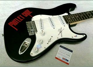 Psa Dna Vince Neil Signed Motley Crue Electric Guitar