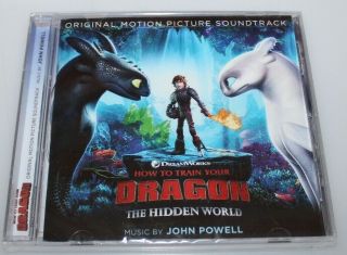 HOW TO TRAIN YOUR DRAGON 3 promo FYC TOOTHLESS & LIGHT FURY,  SOUNDTRACK dvd 6