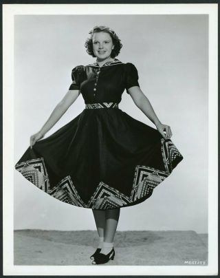 Judy Garland Vintage 1930 Mgm Portrait Photo