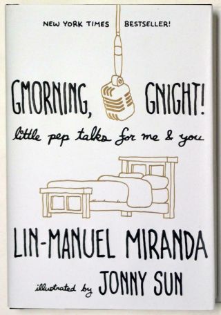 Hamilton Creator Lin - Manuel Miranda Signed Gmorning,  Gnight 2