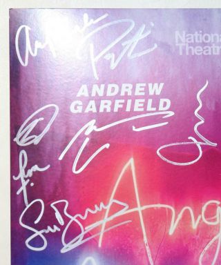 ANGELS IN AMERICA Cast Andrew Garfield,  Lee Pace,  Nathan Lane Signed Poster 5