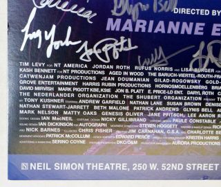 ANGELS IN AMERICA Cast Andrew Garfield,  Lee Pace,  Nathan Lane Signed Poster 7
