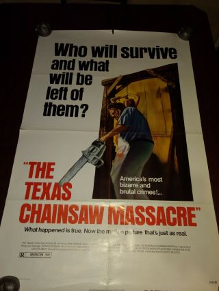 The Texas Chainsaw Massacre Horror 1974 1 - Sheet