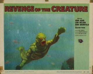 Revenge Of The Creature - 1955 - Lc 4 - Gill Man Monster Universal Horror