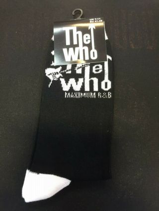 Official Licensed - The Who - Maximum R & B Ankle Socks Size 7/11 Rock Mod