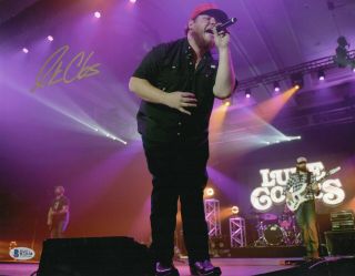 Luke Combs Signed 11x14 Photo Authentic Autograph Beckett Bas 6