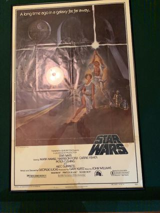 Star Wars 27x41 Us One Sheet Movie Poster 1977