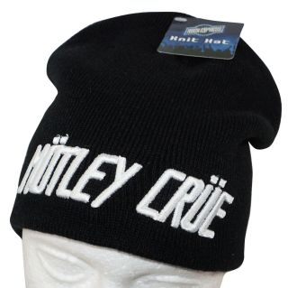 Motley Crue Rock Band - Knit Beanie Black Cap Hat 2010