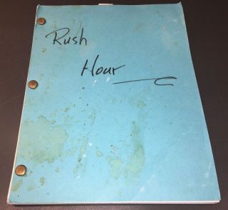 Rush Hour (1997) Ratner / Jackie Chan Revised Script W/markings,