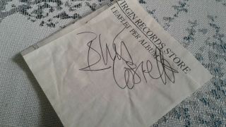 Elvis Costello - Signed Autographed Piece Of Paper Wave Punk