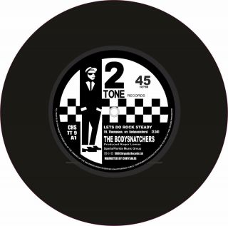 Ska 2tone Exterior Vinyl 7 " 178mm Decals The Bodysnatchers Lets Do Rock Steady 2