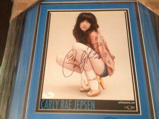 Carly Rae Jepsen Call Me Maybe Signed Auto 8x10 Photo Framed & Matted Jsa