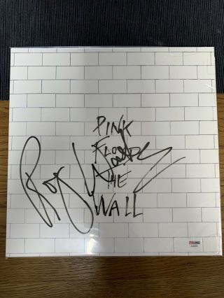 Roger Waters Pink Floyd Autograph " The Wall " Album Record Lp Psa/dna Certified