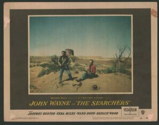 Searchers Lobby Card (verygood -) 1956 John Wayne Movie Poster Art 400