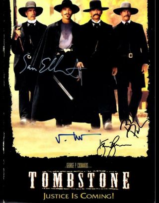 Tombstone Val Kilmer,  3 Autographed 11x14 Photo Signed Picture Pic,
