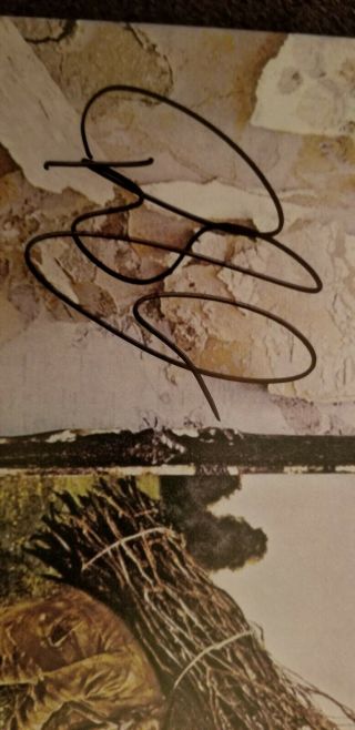 Led Zeppelin Autographed Record Album /signed by Jimmy Page and Robert Plant 4